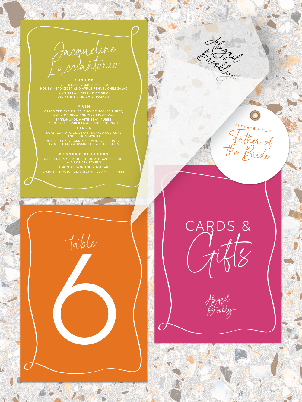 Menus and Signage - Brooklyn Design