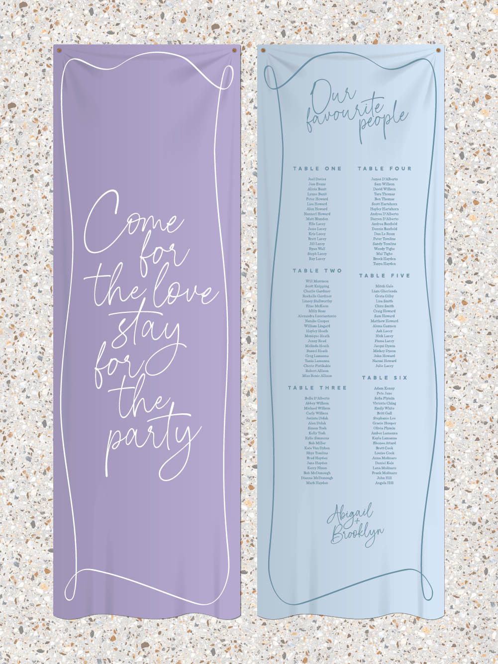 Menus and Signage - Brooklyn Design