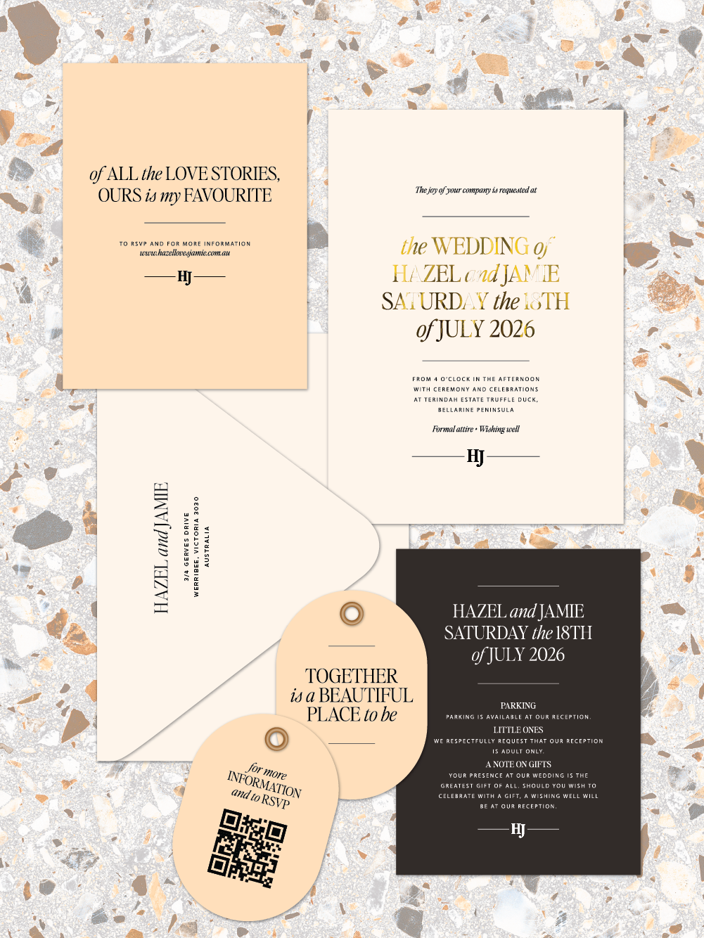 Hazel - Invitation suite
