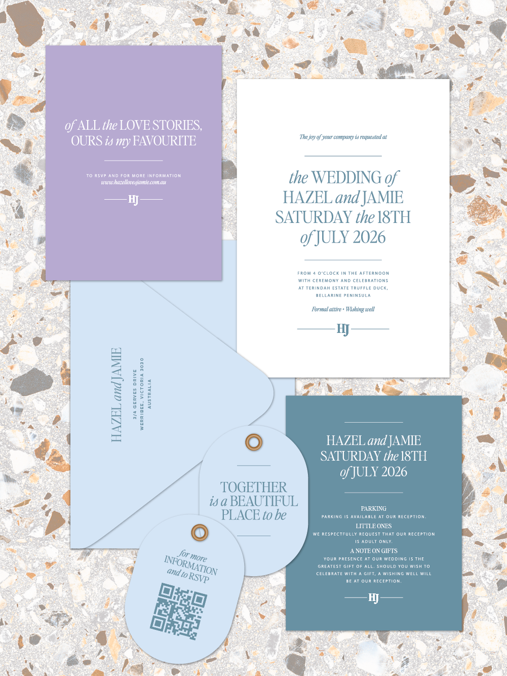 Hazel - Invitation suite