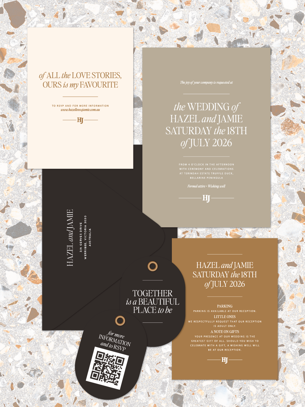 Hazel - Invitation suite