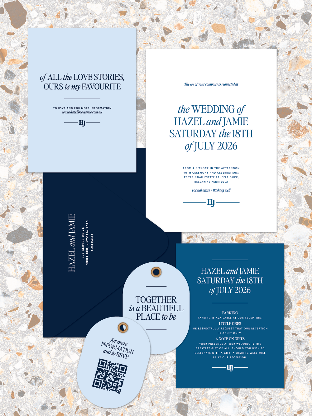 Hazel - Invitation suite