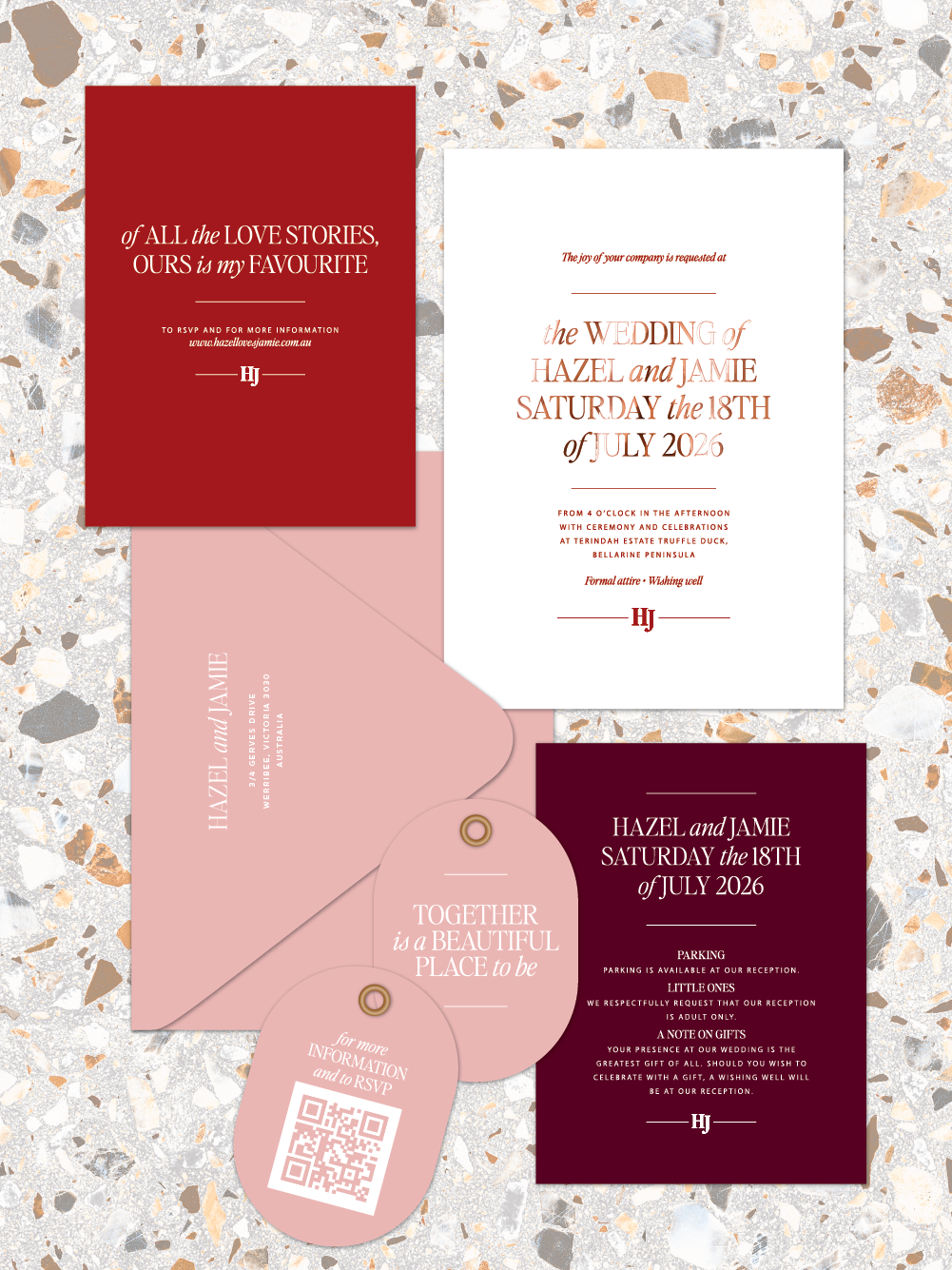 Hazel - Invitation suite
