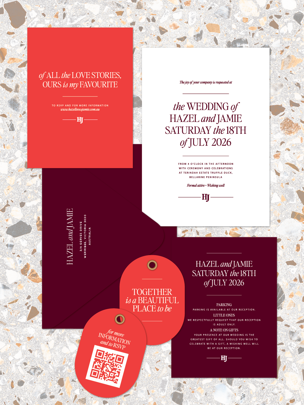Hazel - Invitation suite