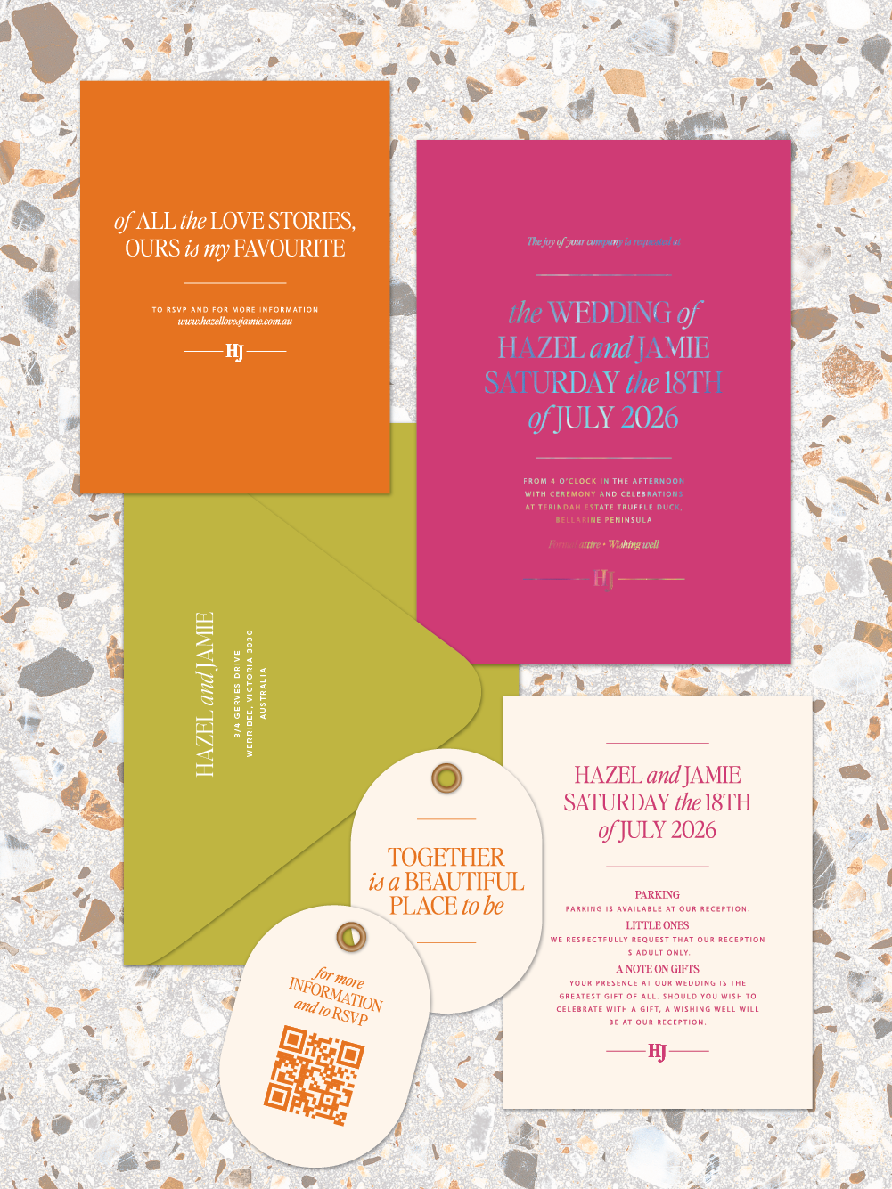 Hazel - Invitation suite