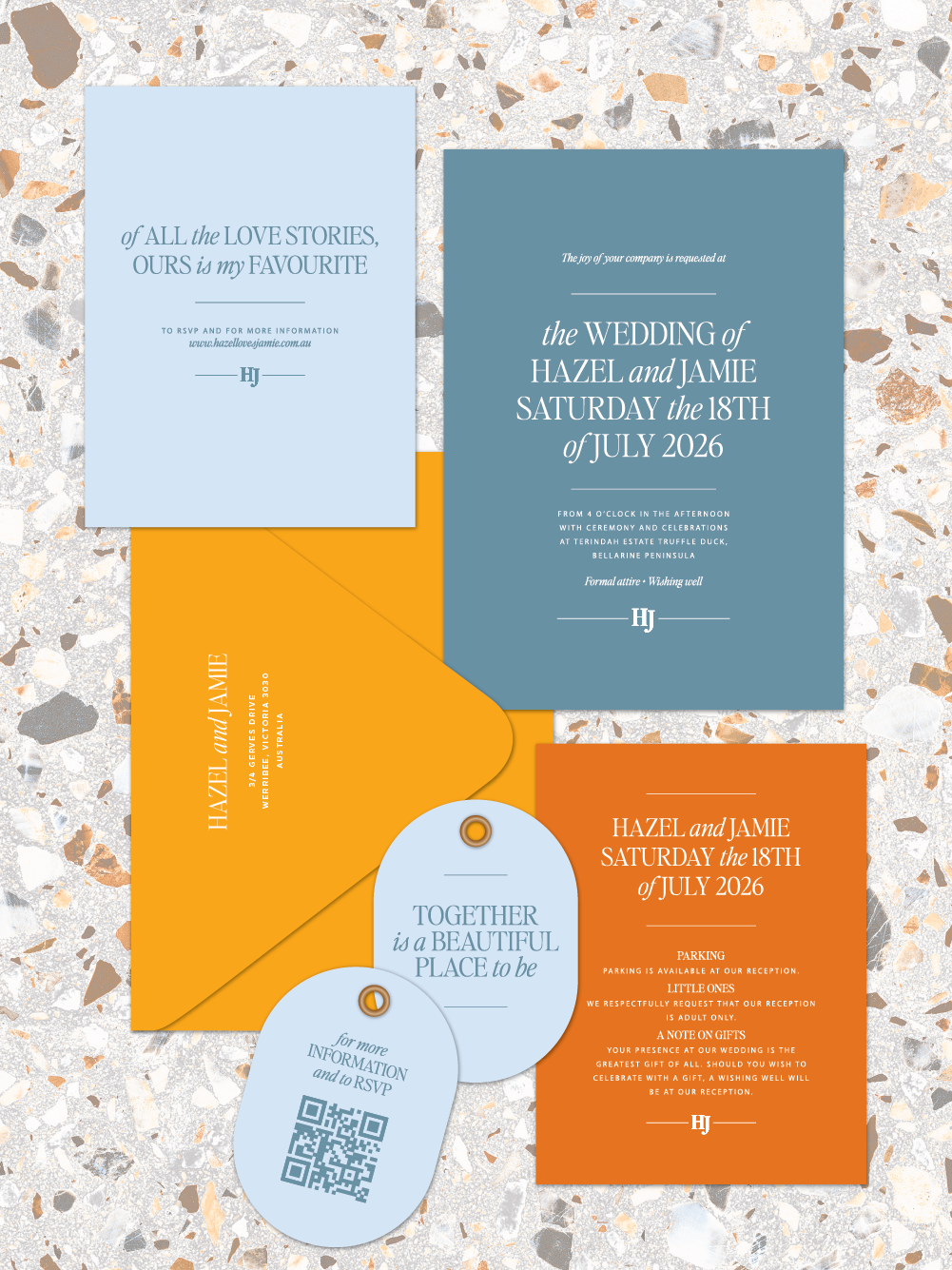 Hazel - Invitation suite