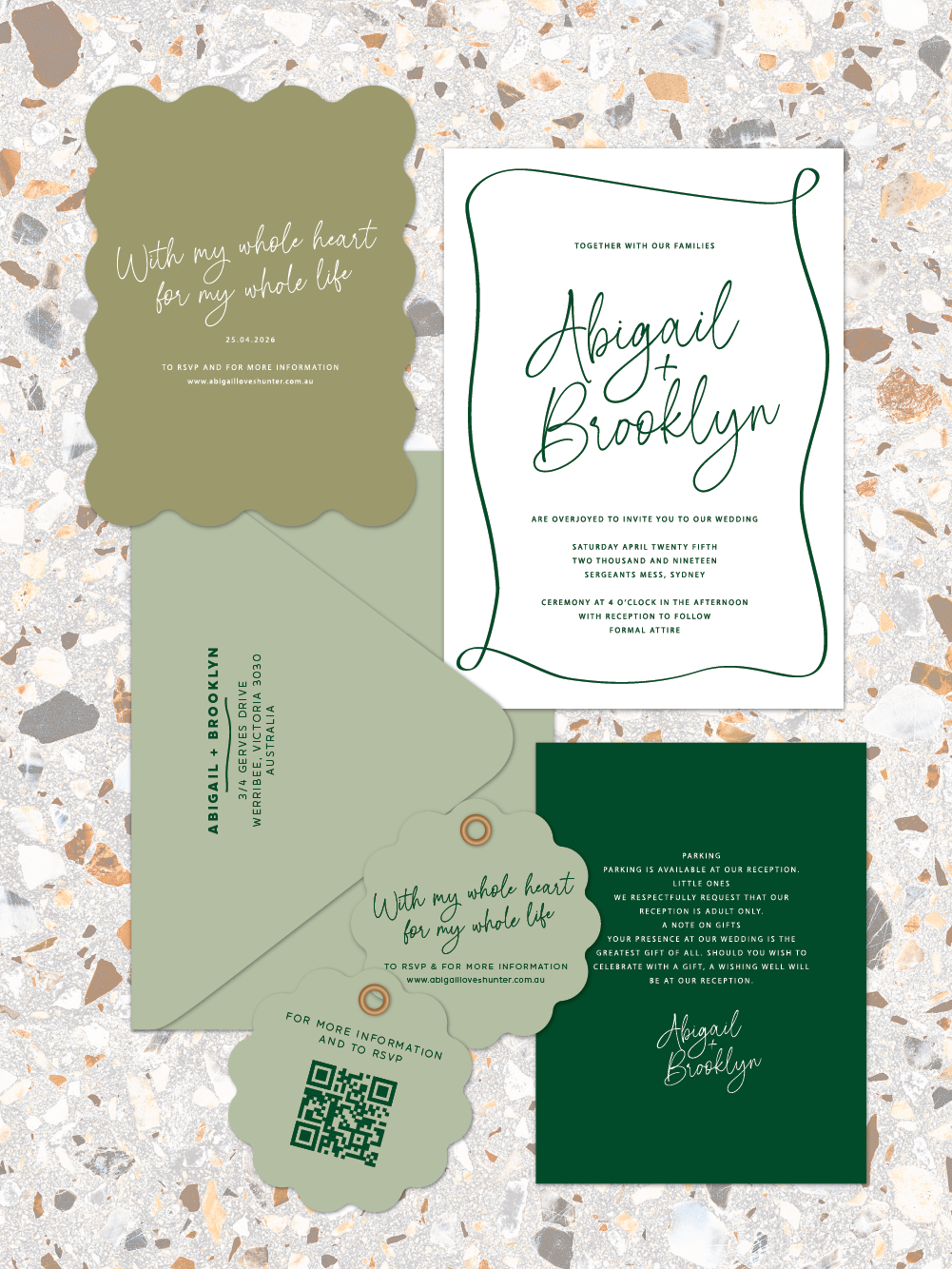 Brooklyn - Invitation suite