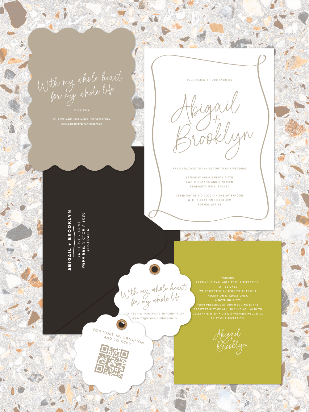 Brooklyn - Invitation suite