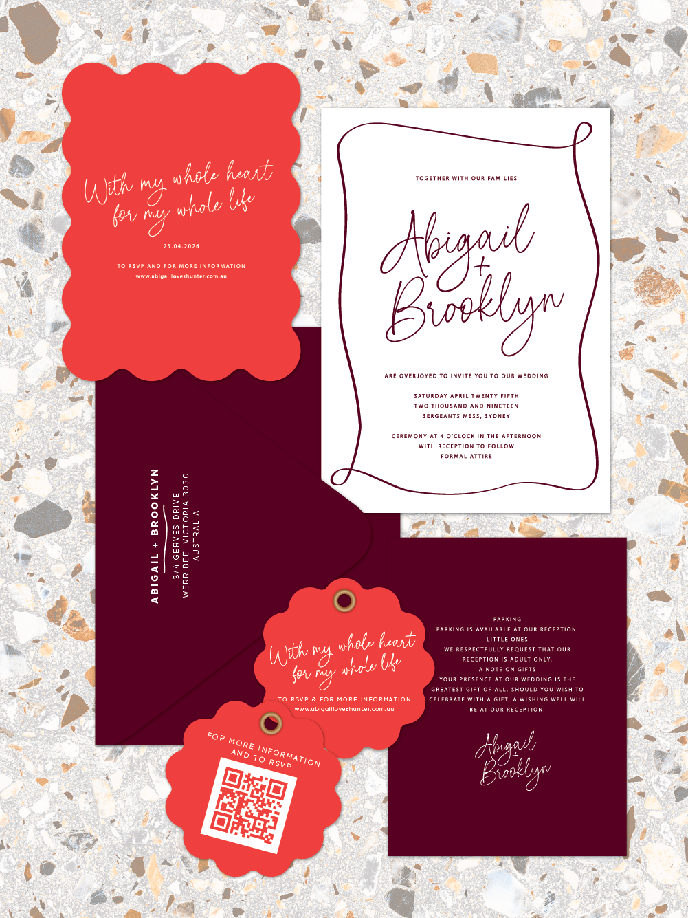 Brooklyn - Invitation suite