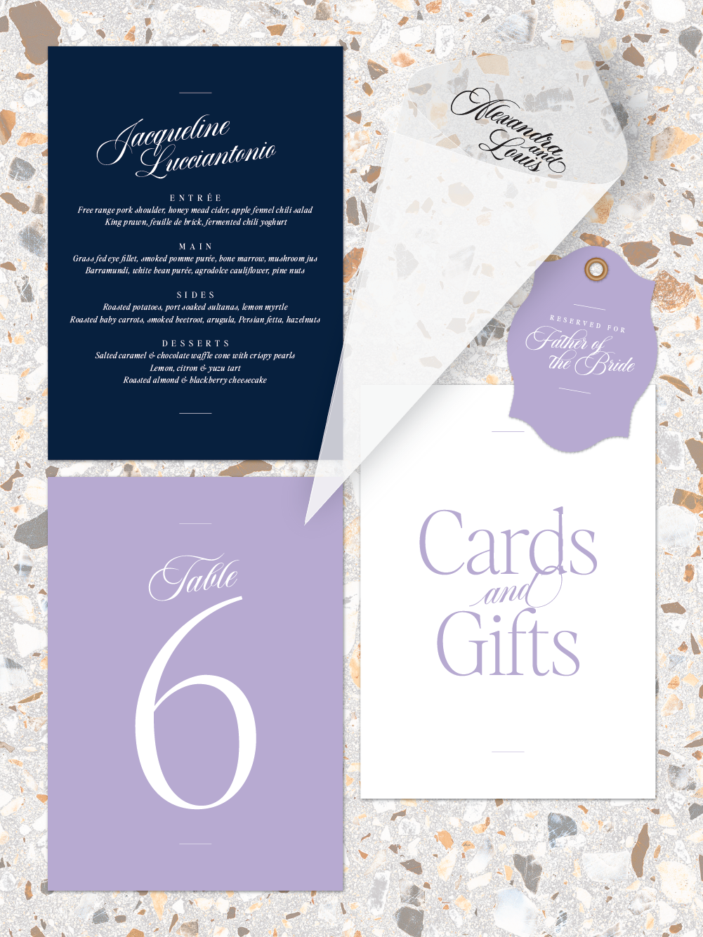 Menus and Signage - Louis Design