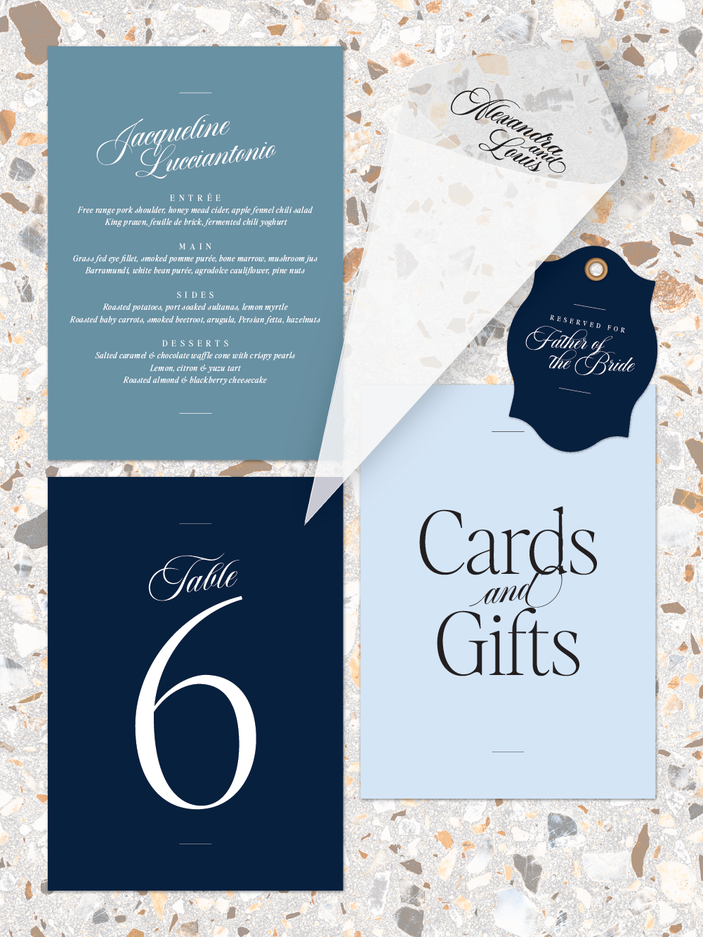 Menus and Signage - Louis Design