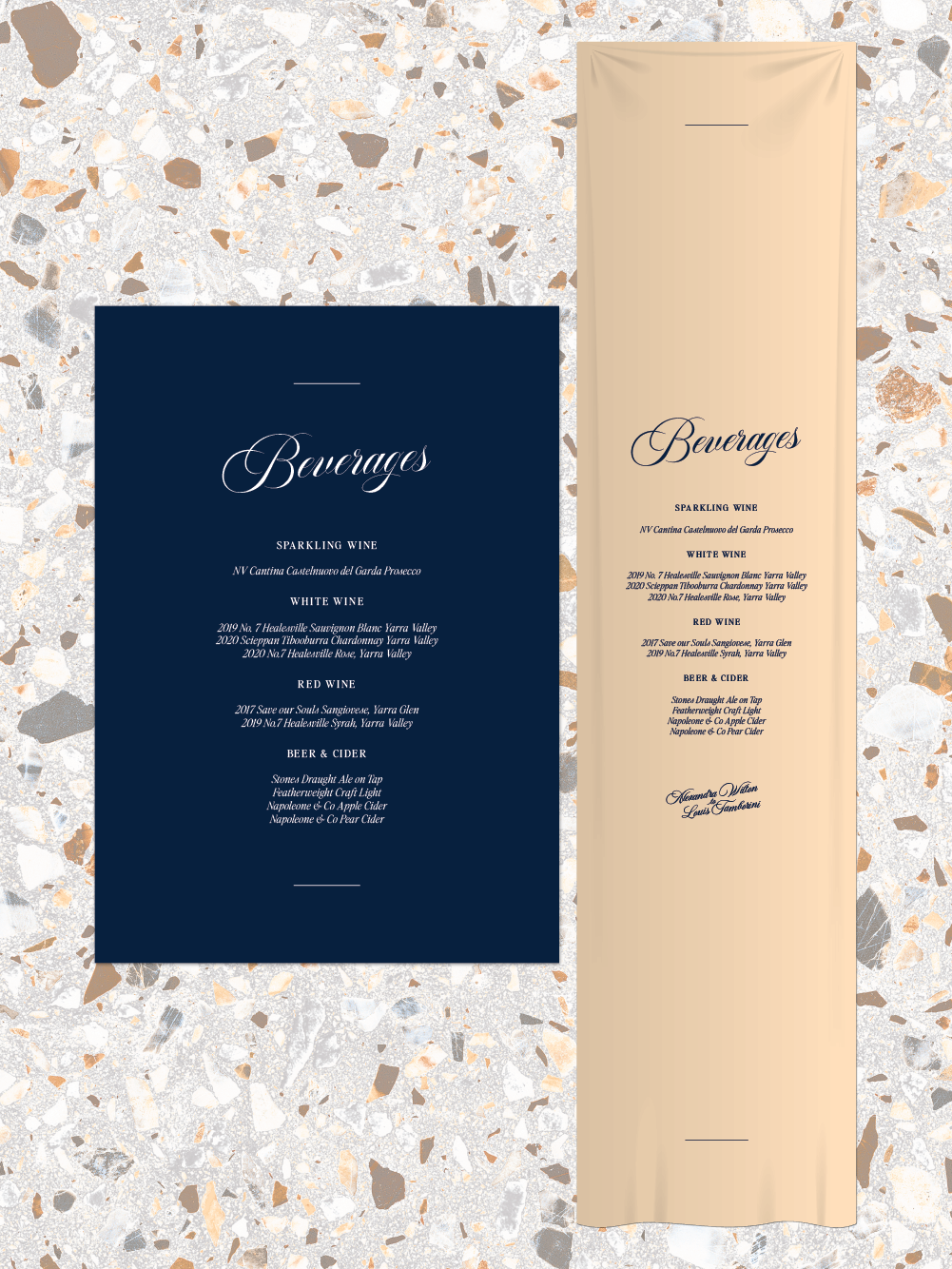 Menus and Signage - Louis Design