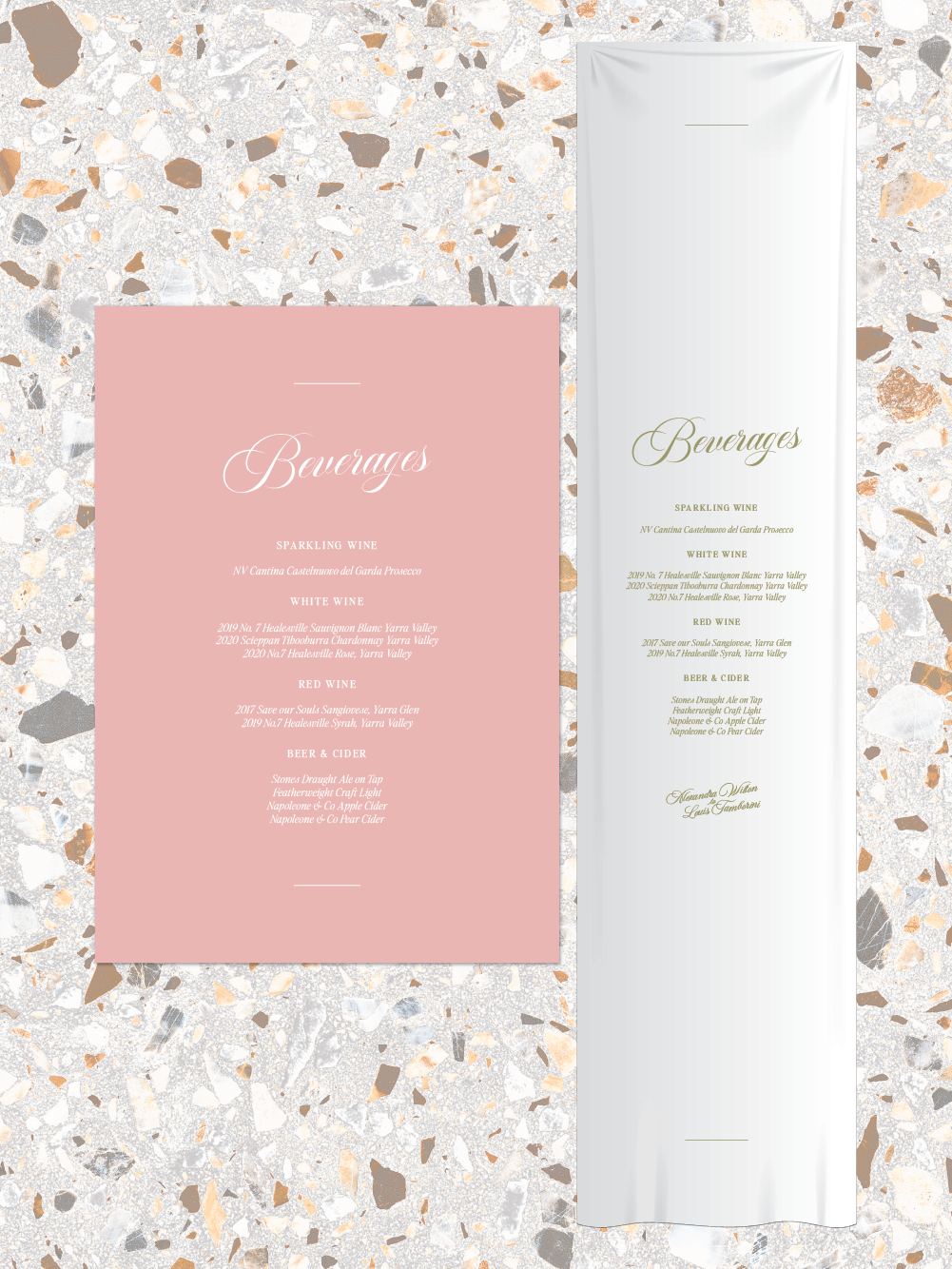 Menus and Signage - Louis Design
