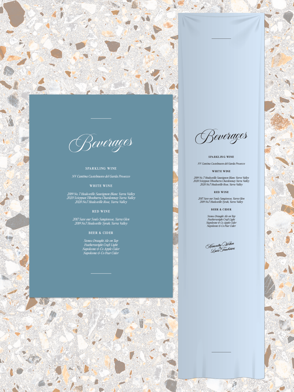 Menus and Signage - Louis Design