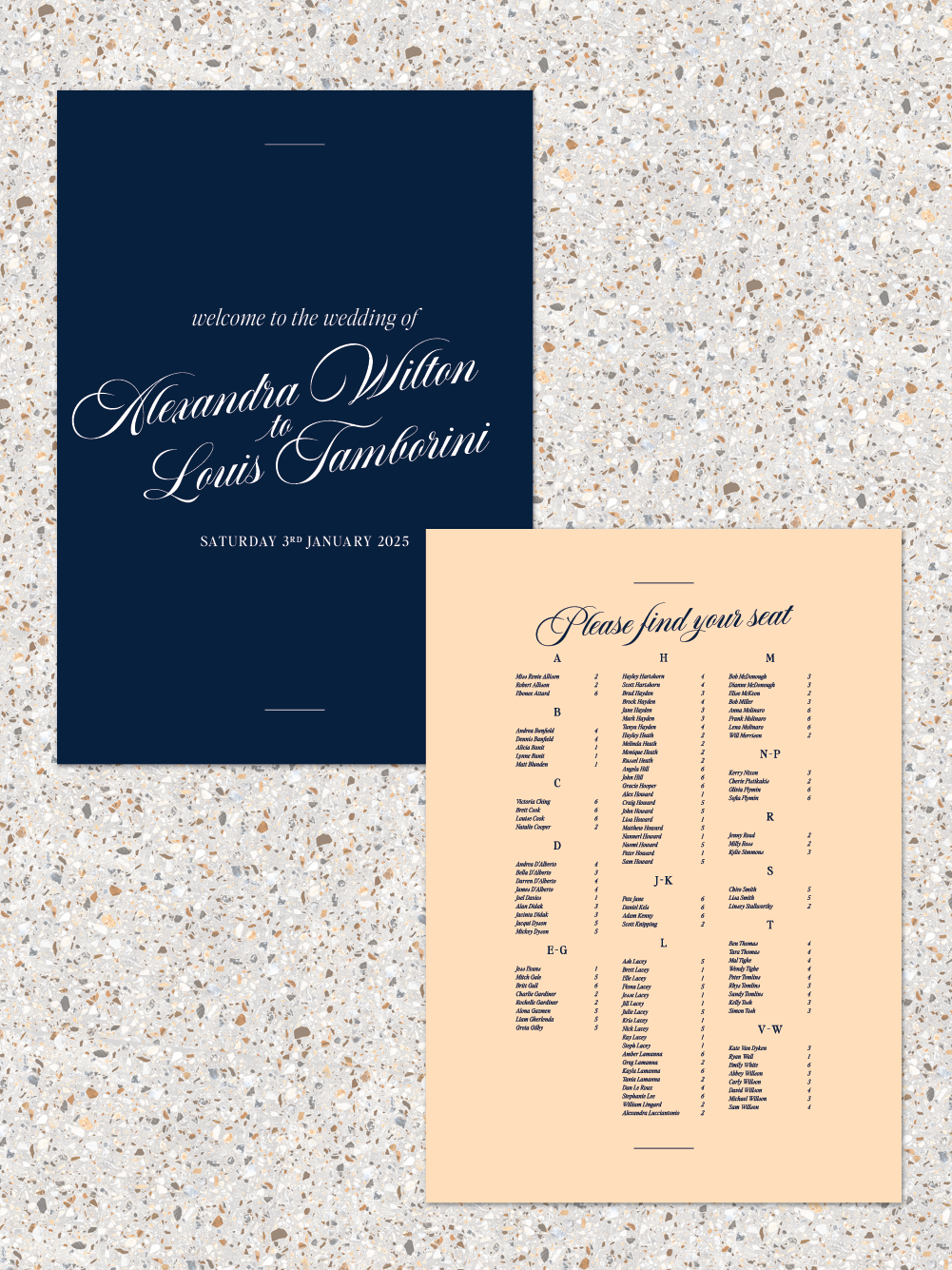 Menus and Signage - Louis Design