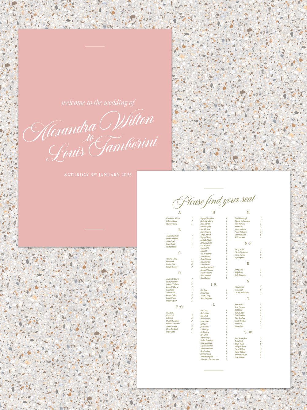 Menus and Signage - Louis Design