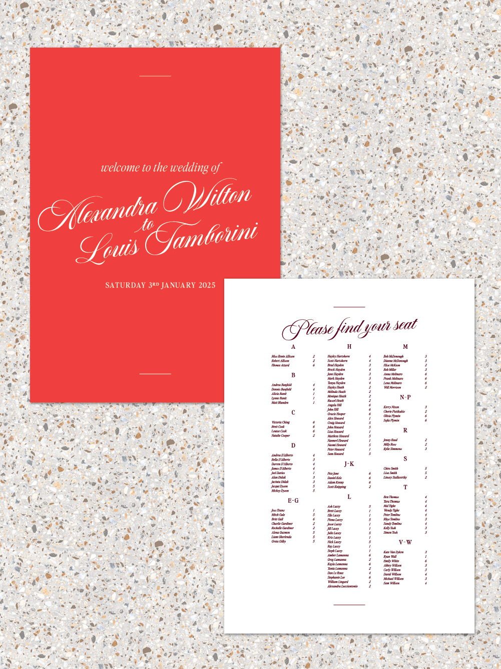 Menus and Signage - Louis Design