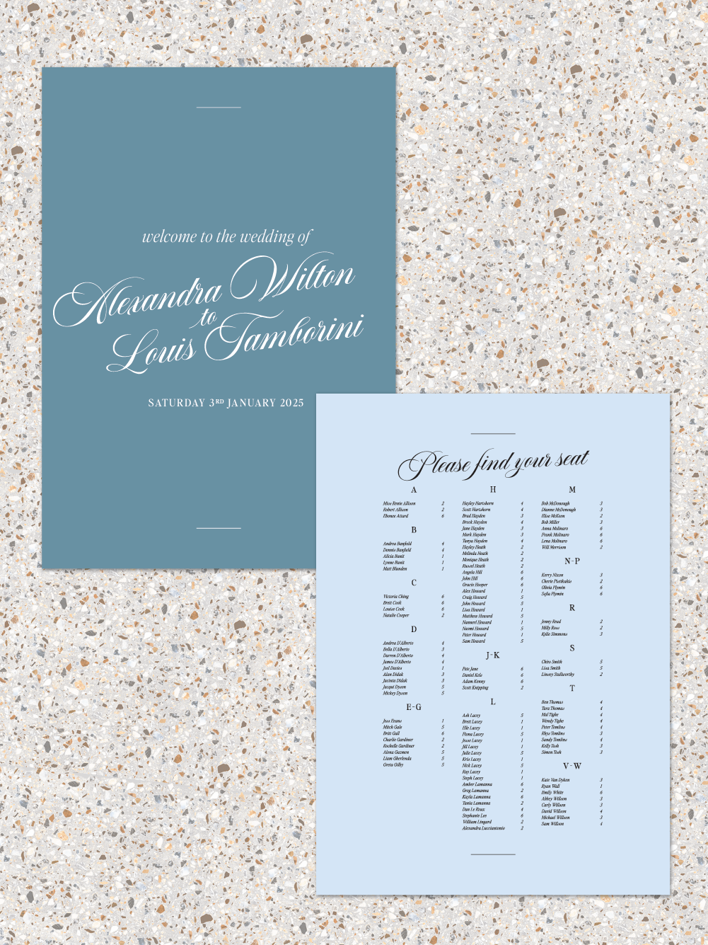 Menus and Signage - Louis Design