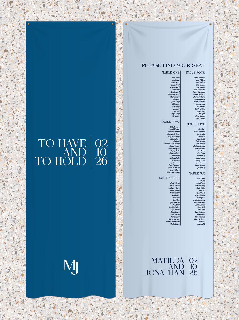 Menus and Signage - Matilda Design