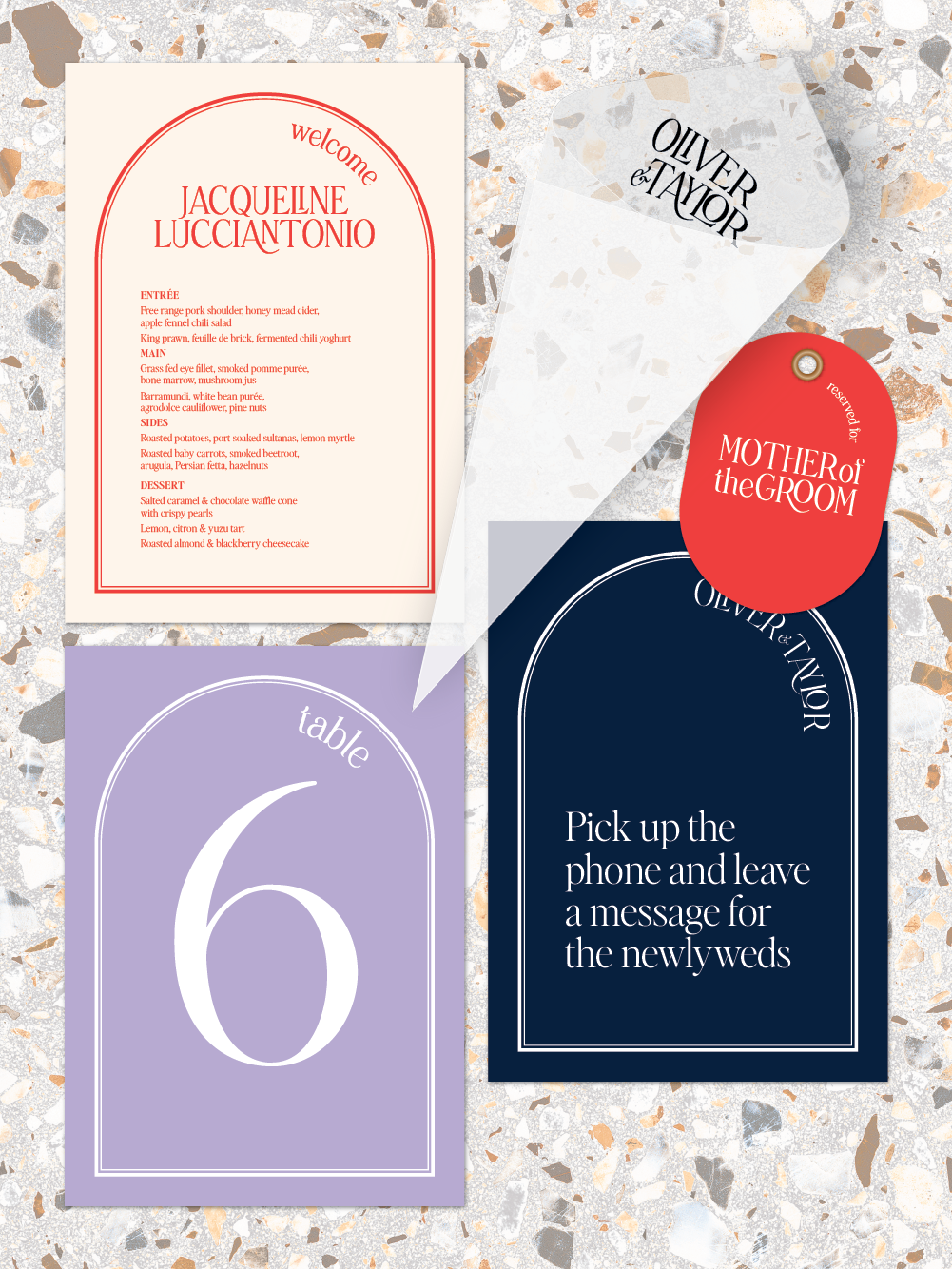 Menus and Signage - Oliver Design