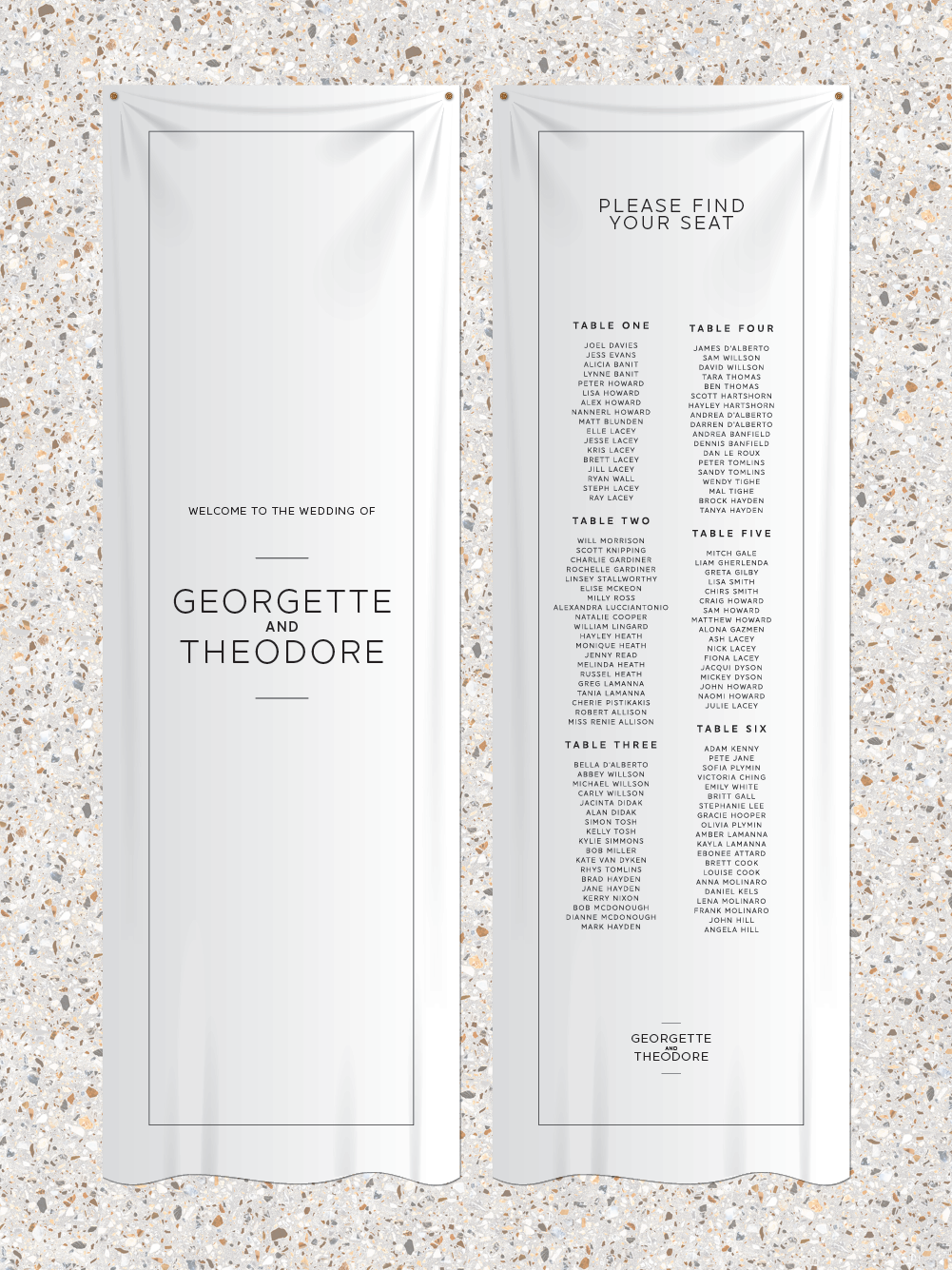 Menus and Signage - Theodore Design