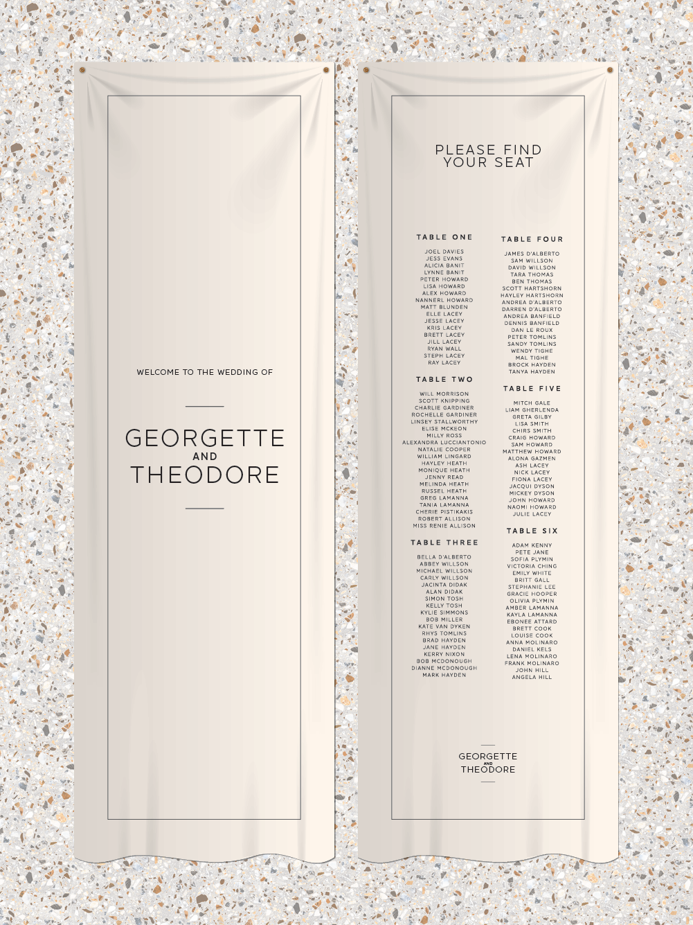 Menus and Signage - Theodore Design