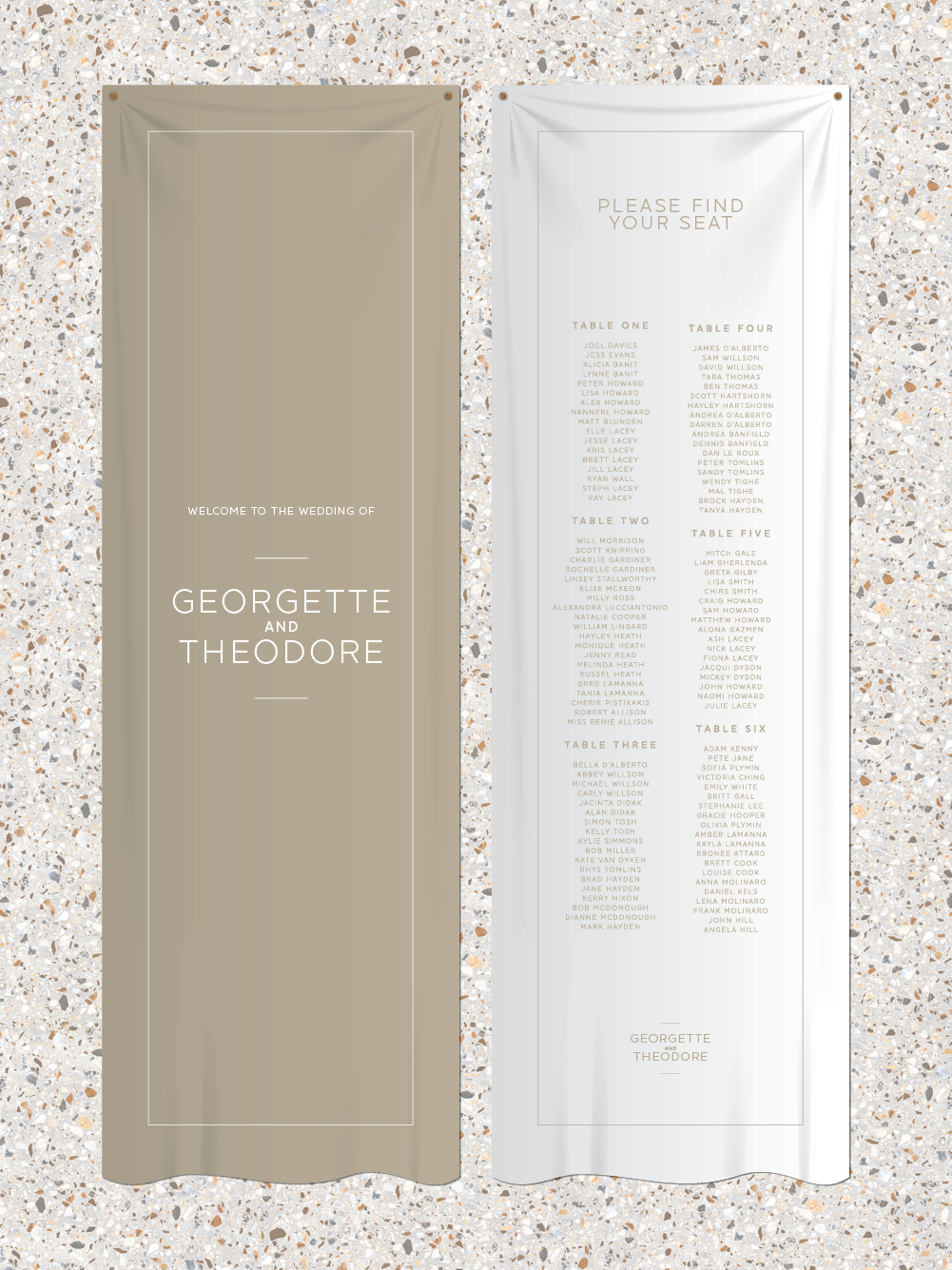 Menus and Signage - Theodore Design