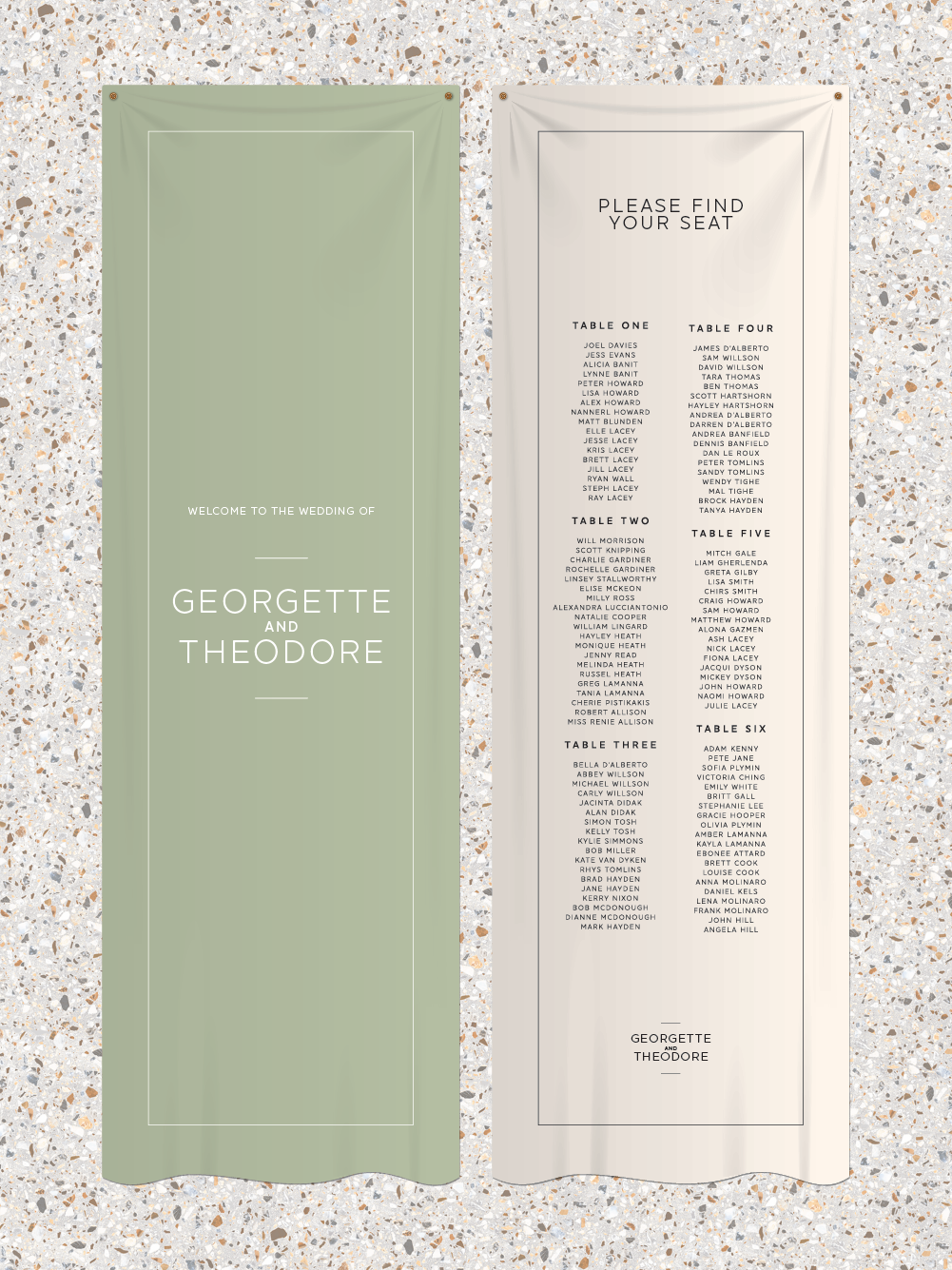 Menus and Signage - Theodore Design