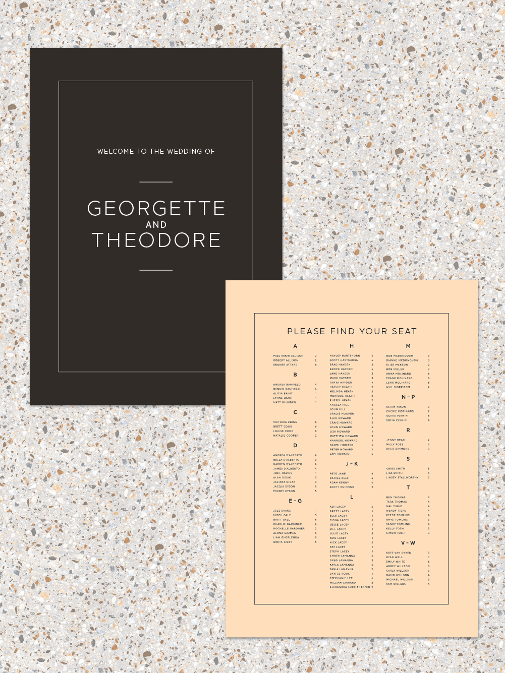 Menus and Signage - Theodore Design