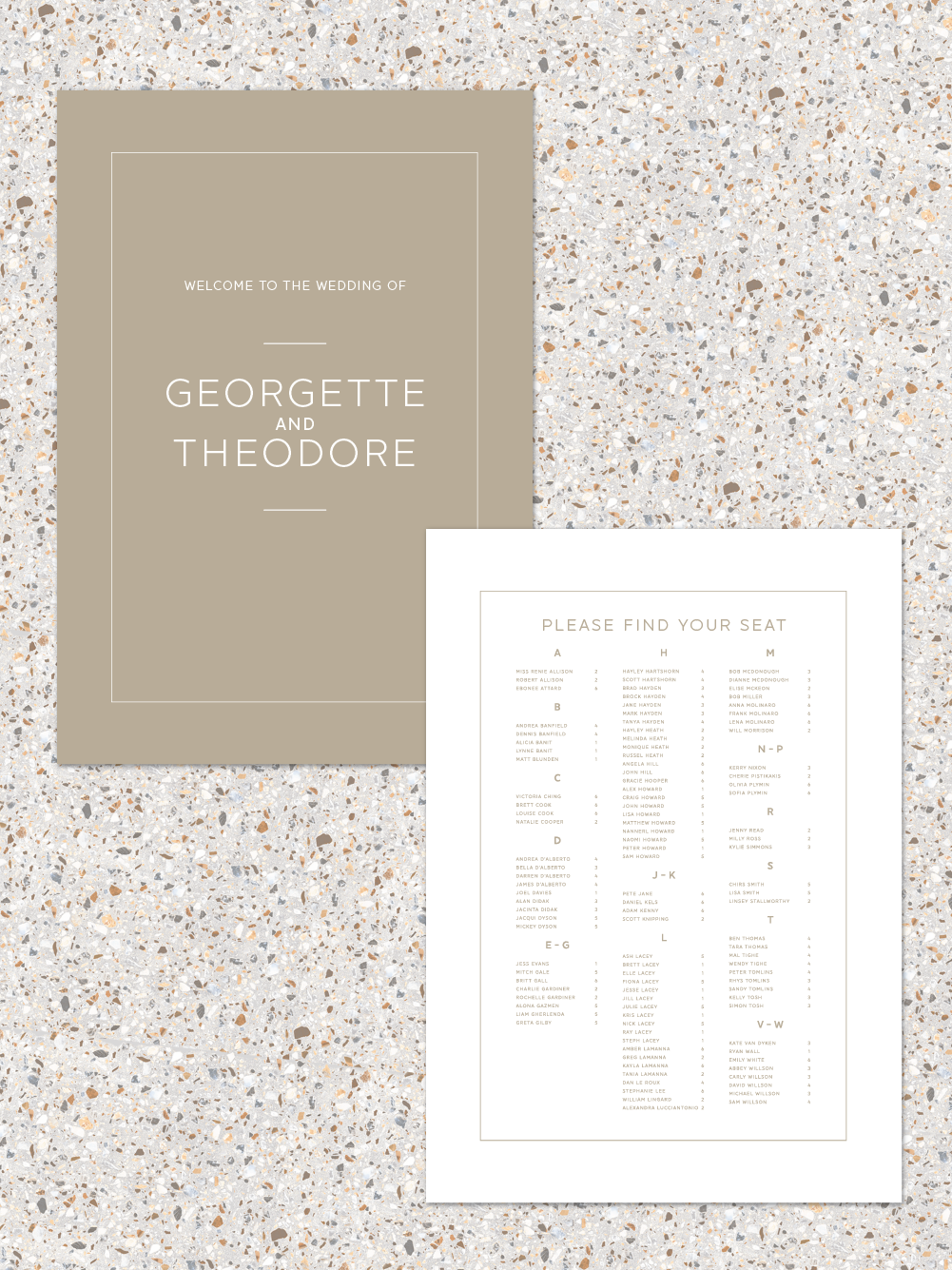 Menus and Signage - Theodore Design