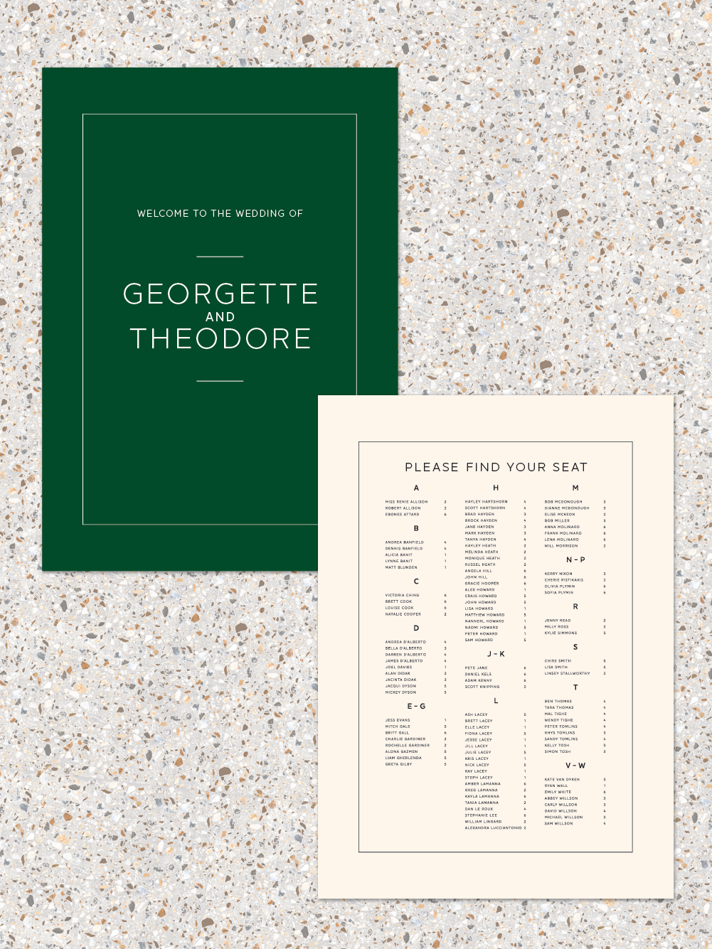Menus and Signage - Theodore Design
