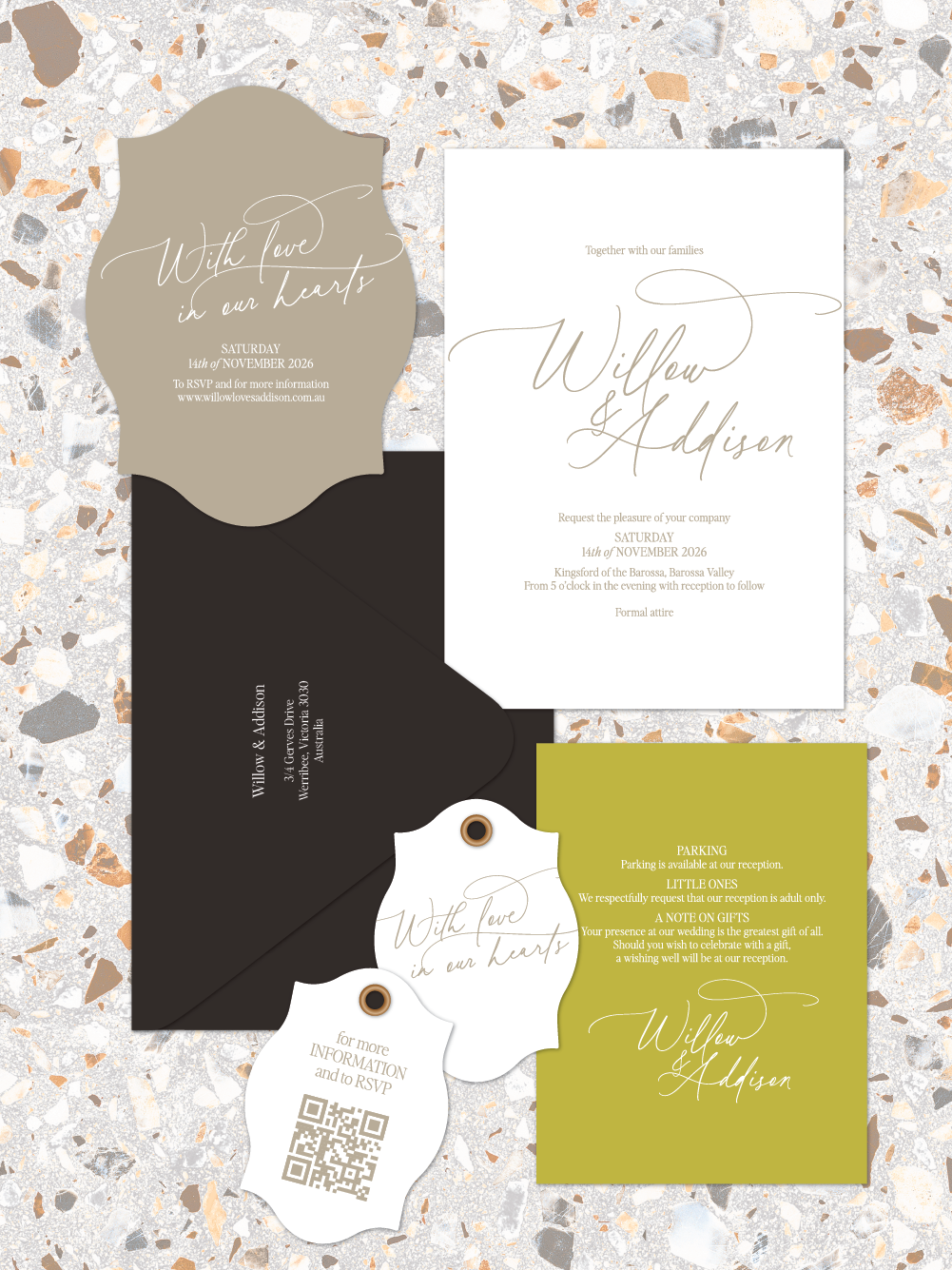 Willow - Invitation suites