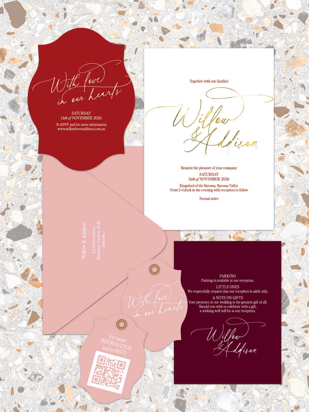 Willow - Invitation suites