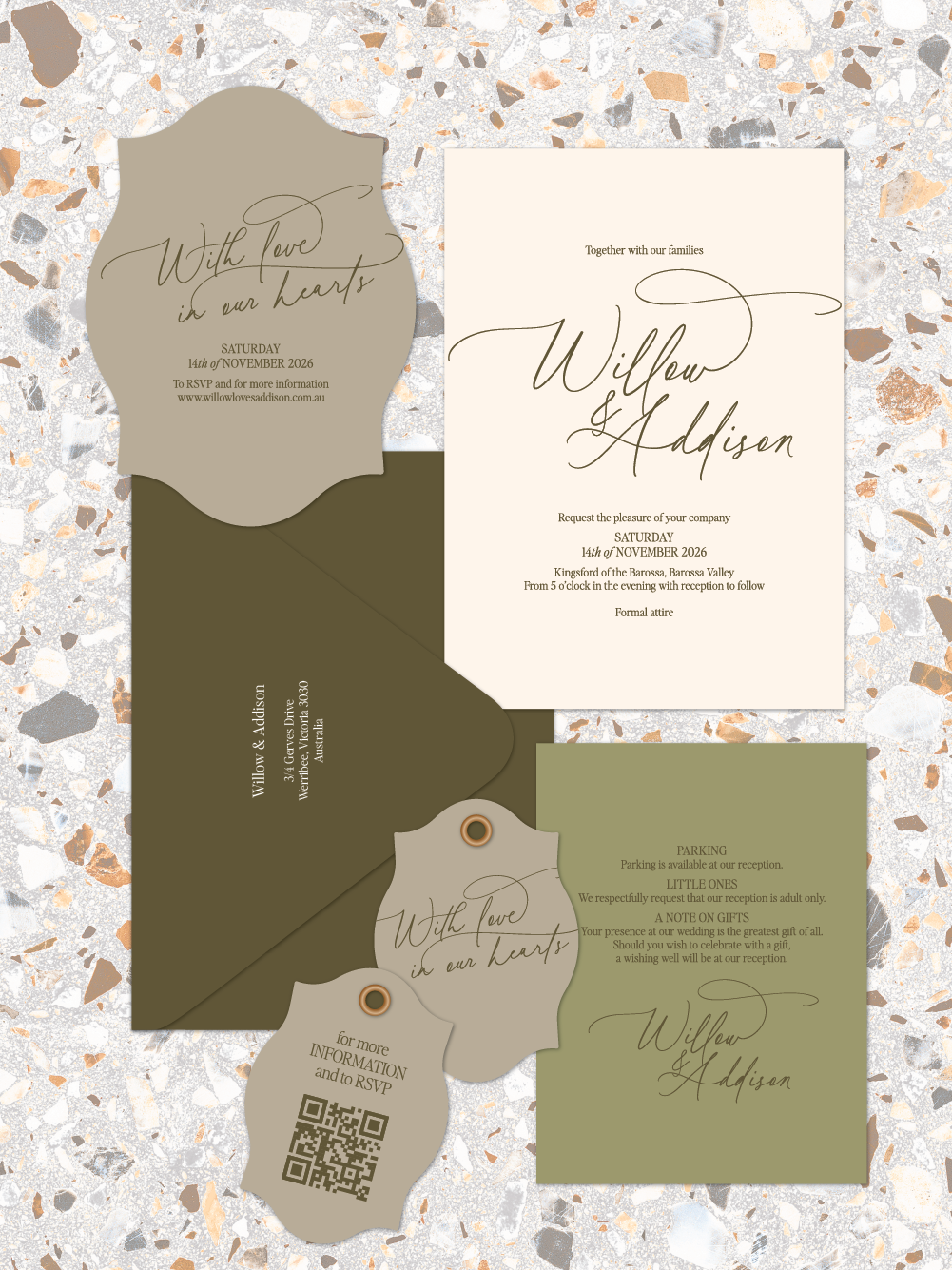 Willow - Invitation suites