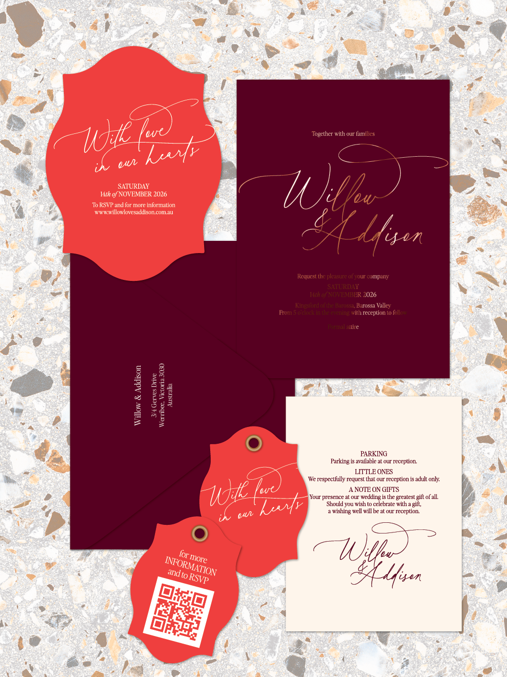 Willow - Invitation suites