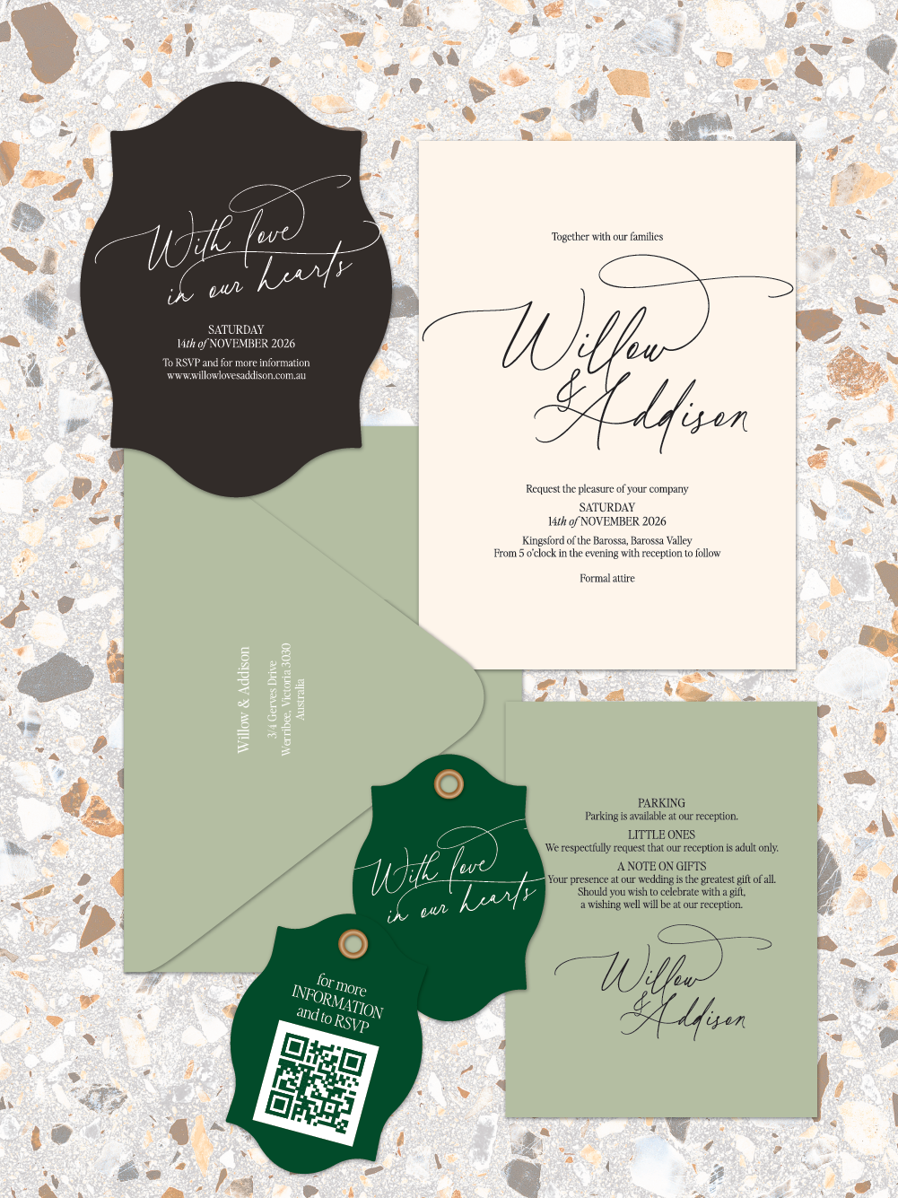 Willow - Invitation suites